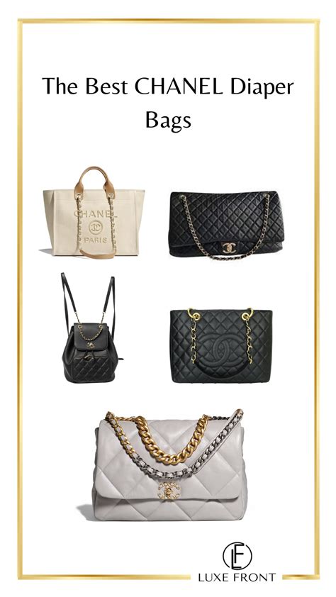 chanel diaper bag tote
